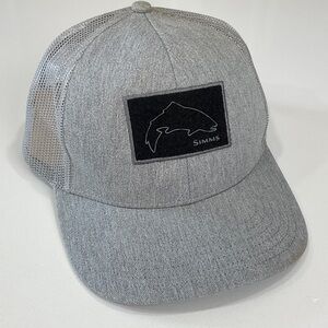 Simms Heather Gray Trucker Cap